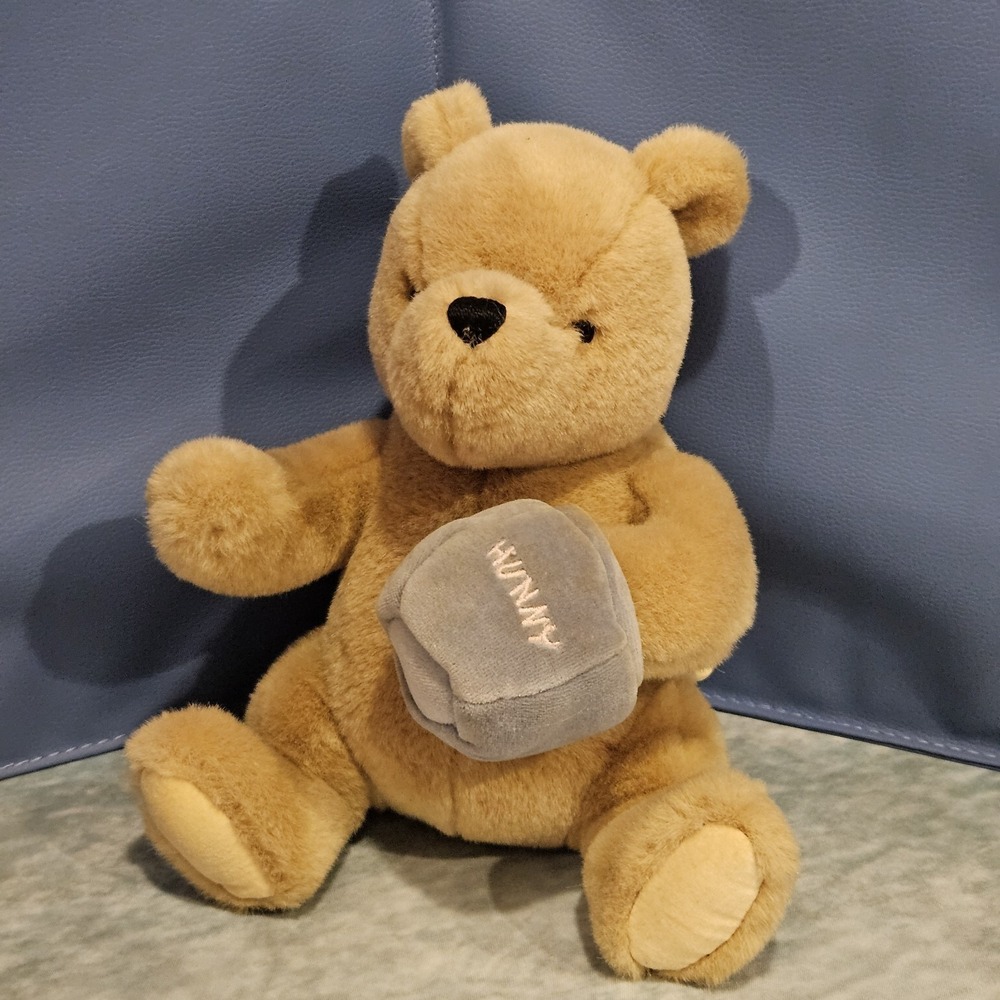 GUND Disney Winnie The Pooh Musical Wind Up‎ Plush Bear Baby Toy